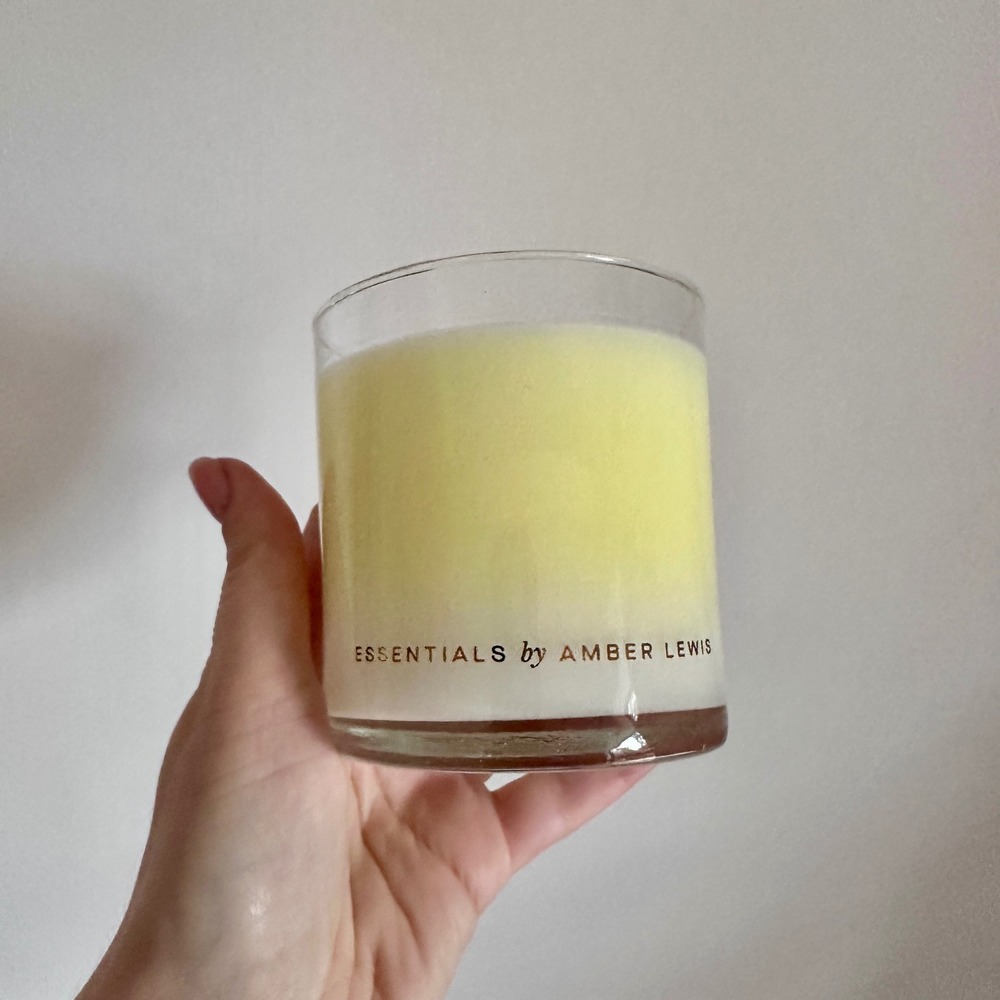 NWT Essentials by Amber Lewis June Scented Candle 8 oz